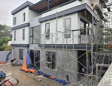 Dự án thi công đá hoa cương cho nhà phố Quận 8 