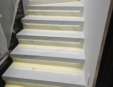 Dự án thi công đá hoa cương cho nhà phố Quận 8 