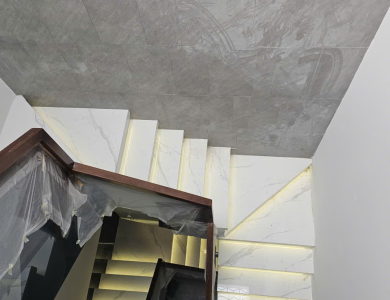 Dự án thi công đá hoa cương cho nhà phố Quận 8 