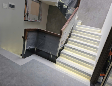 Dự án thi công đá hoa cương cho nhà phố Quận 8 